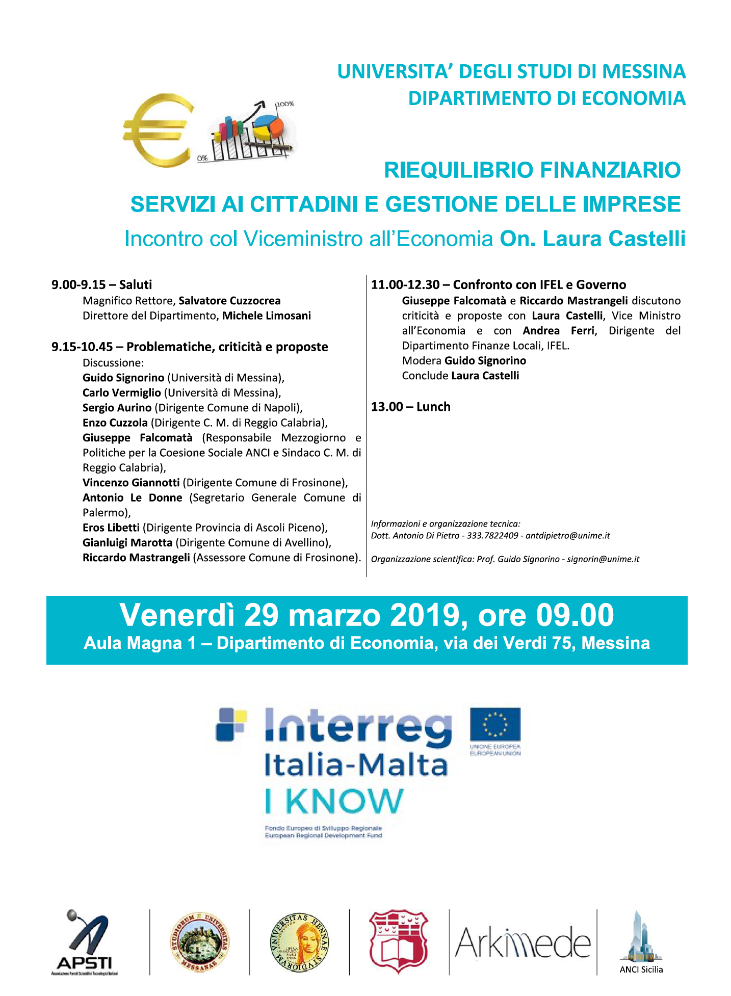 Seminario Dipartimento Di Economia Unime: Problemi E Prospettive Per Il ...