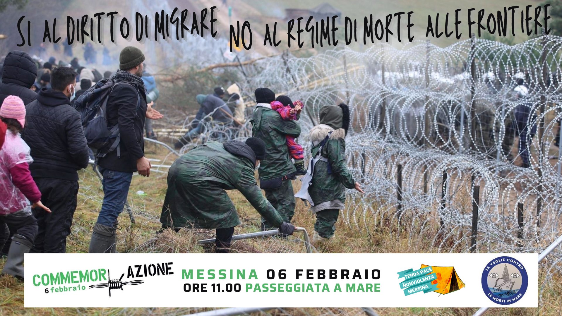 Commemor Action A Messina Migrare Un Diritto Messinaora It